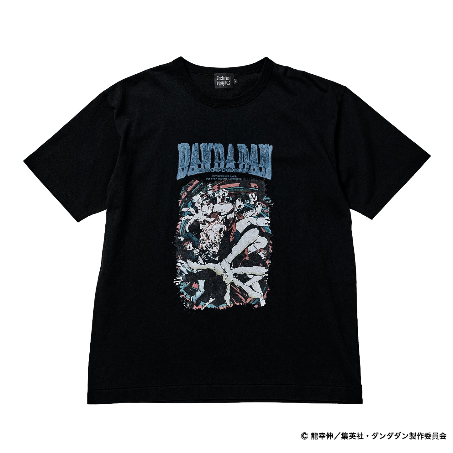 Nocturnal ダンダダン Teaser Tee（Black）