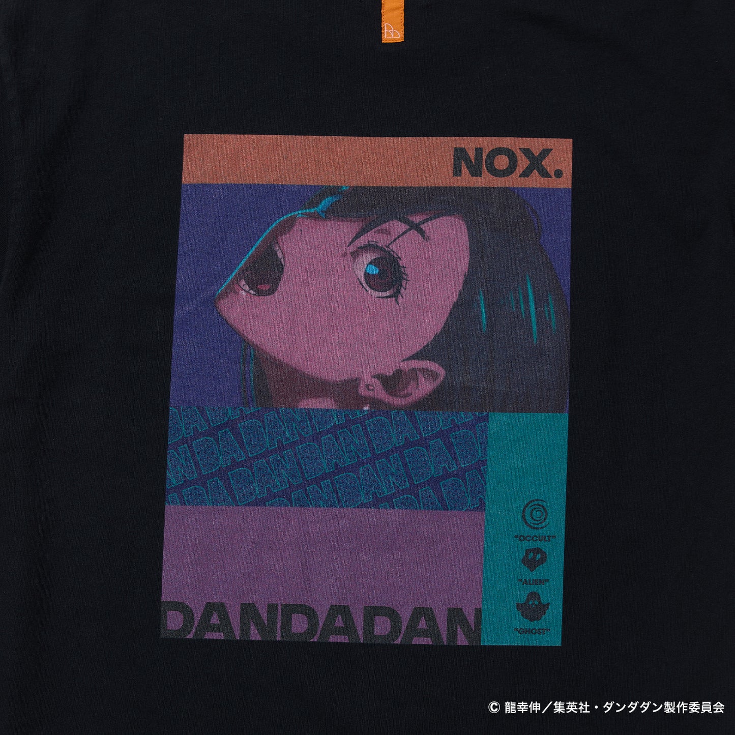 Nocturnal×ダンダダン Momo OP Face Tee（Black）