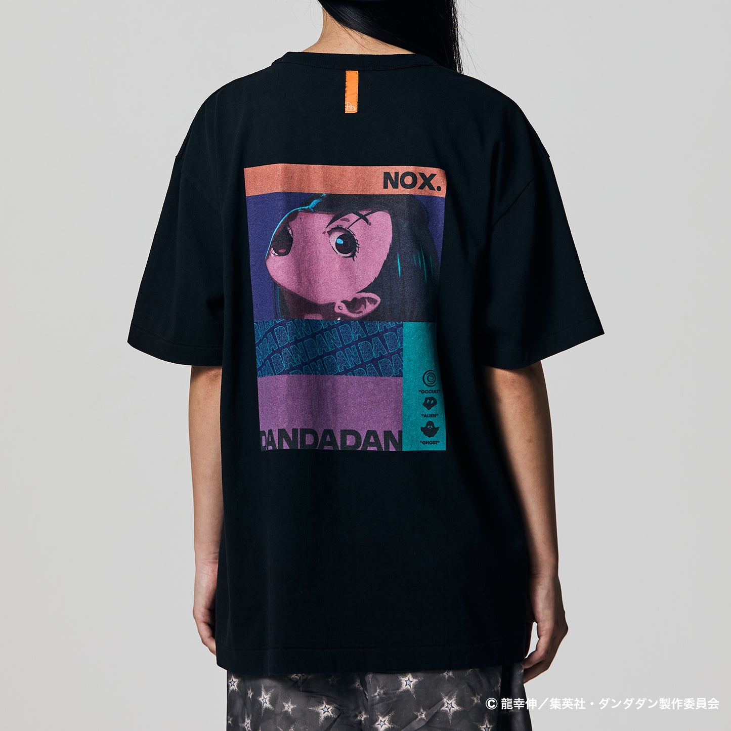 Nocturnal×ダンダダン Momo OP Face Tee（Black）